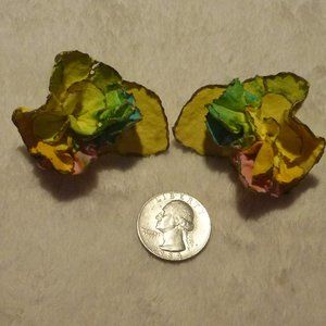 ME’LANGE Art Deco Paper Fold-back Earrings